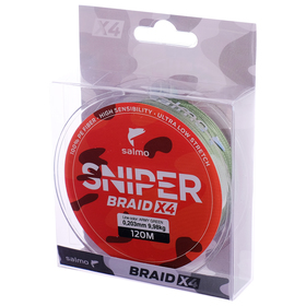 

Леска плетёная Salmo Sniper BRAID Army Green 120/020