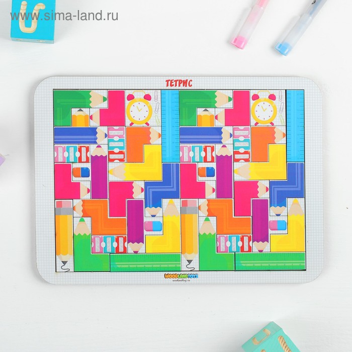 Головоломка-конструктор Цветные карандаши большая 200₽