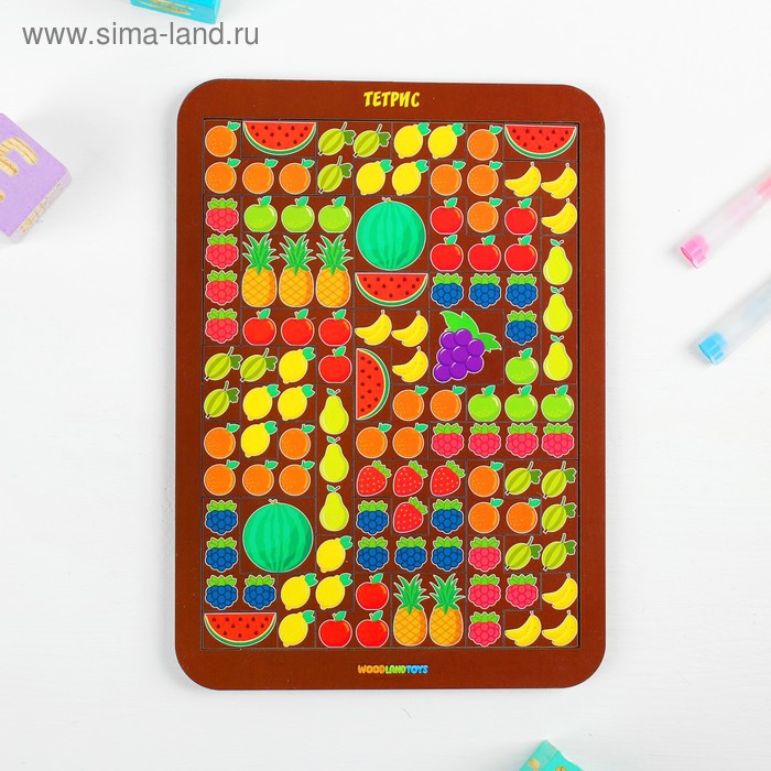 Головоломка-конструктор Фруктыягоды большая 153₽