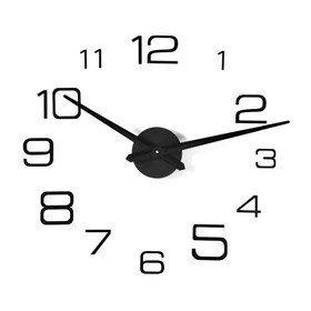Часы-наклейка DIY "Мита", плавный ход, 120 х 120 см