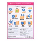 Карточка "Английский для начинающих" предлоги