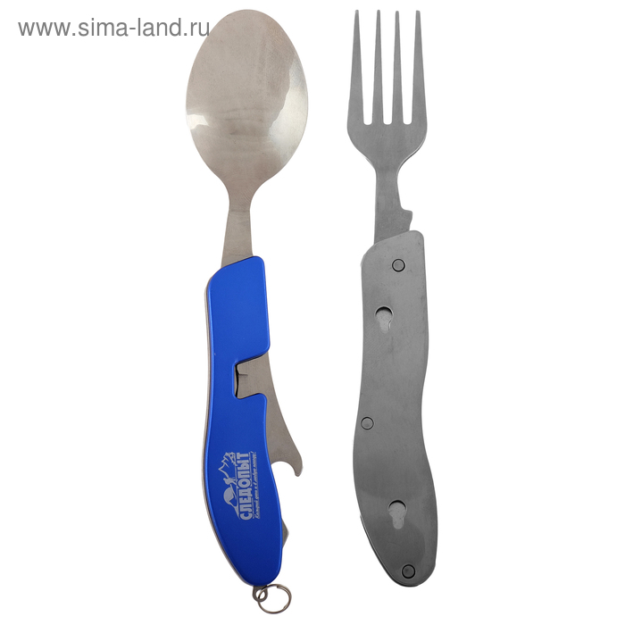 Набор столовых приборов «СЛЕДОПЫТ»: ложка, вилка, нож, открывашка