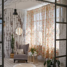 

Штора портьерная Этель «Розовые пионы» 135×260 см