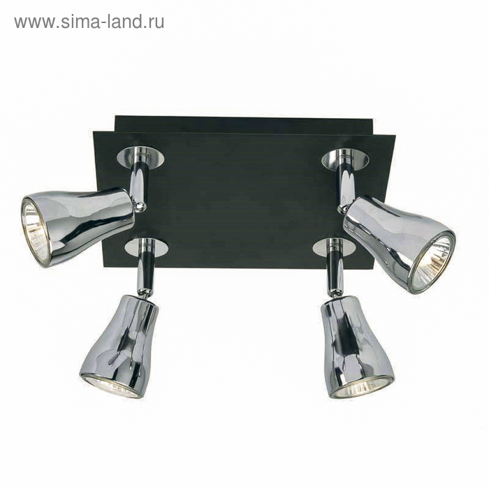 Светильник BLANK 4x50Вт GU10 чёрный 4750₽