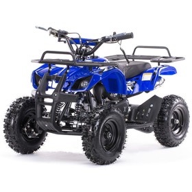 

Квадроцикл детский бензиновый MOTAX ATV Mini Grizlik Х-16 Big Wheel (большие колеса), электростартер, пульт родительского контроля, синий