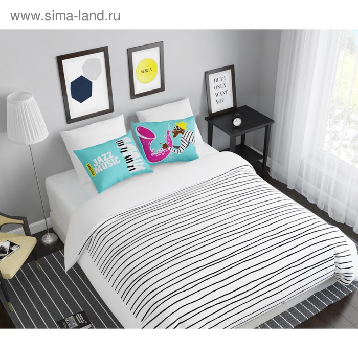 КПБ Джаз дуэт размер 220 240 см 145 210 см - 2 шт 50 70 см - 2 шт 3315₽