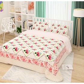 

КПБ «Розовый каприз» 1,5 сп, размер 150 × 220 см, 145 × 210 см, 50 × 70 см - 2 шт.