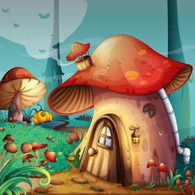 

Фотообои Во дворе у гномов 2,7*2,7 (из 3 листов)