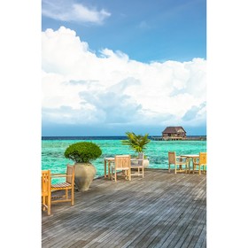 

Фотообои Кафе на островах 1,8*2,7 (из 2 листов)