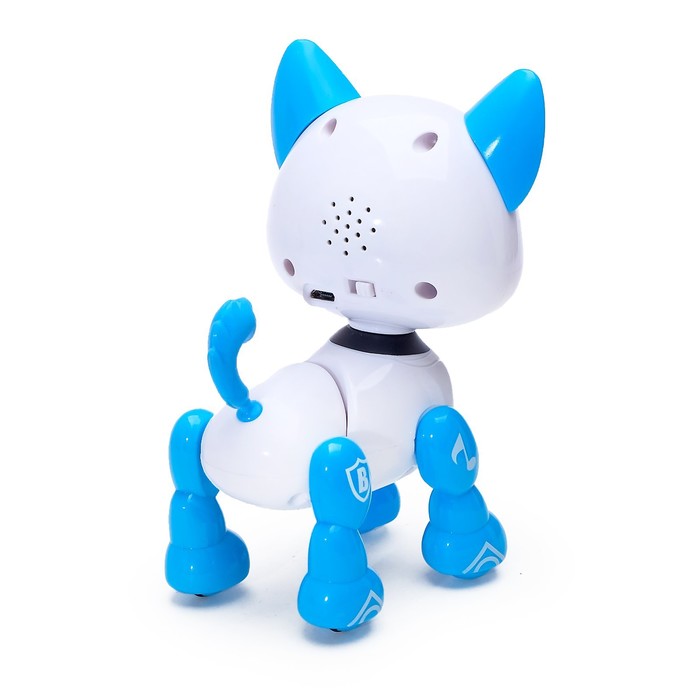 Интерактивный щенок «Маленький друг: Джек», поёт песенки, отвечает на вопросы, цвет голубой