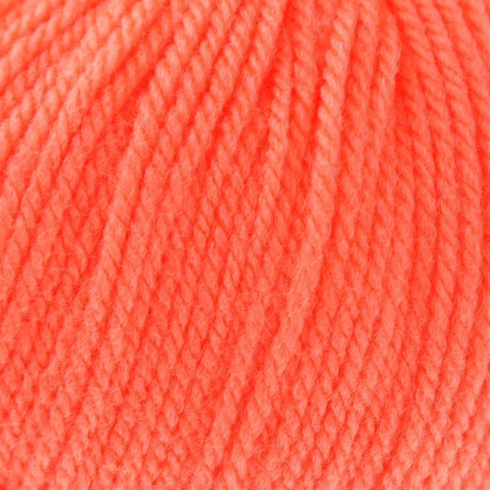 Пряжа Карамелька 100% акрил 175м/50гр (126 яр. Коралл) пряжа для вязания alize forever crochet 50гр 300м 100% микроакрил ту 149 яр розовый 5 мотков