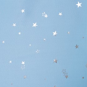 

Портьера Крошка Я «Звезды» без держателя цвет голубой, 170×260 см, блэкаут, 100% п/э