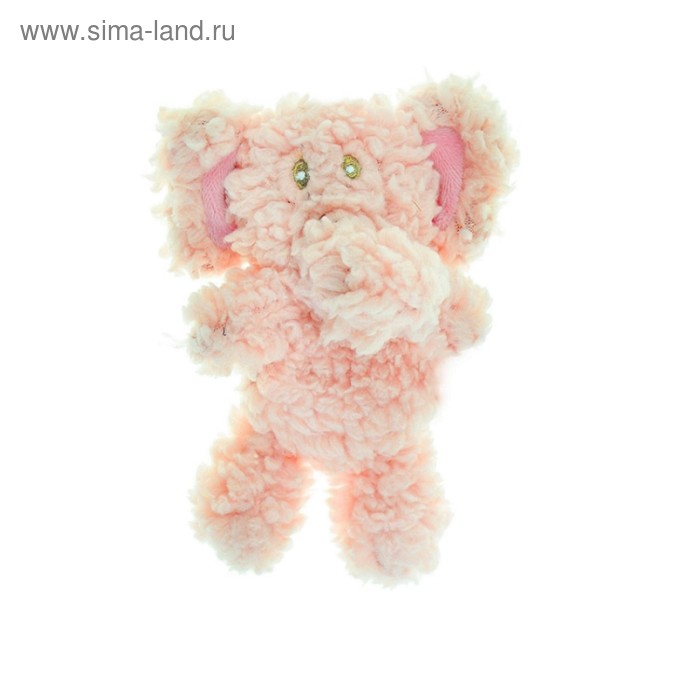 фото Игрушка aromadog "слон малый" для собак, 6 см, розовый
