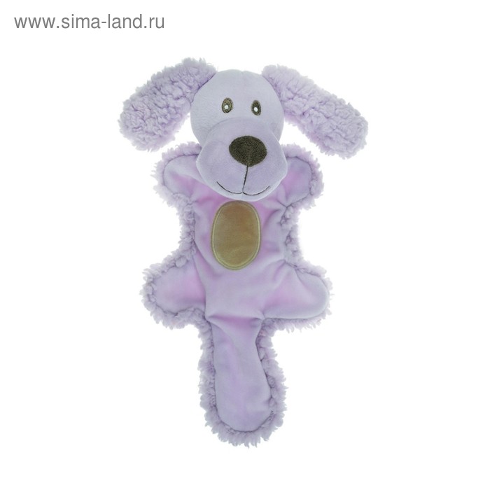Игрушка AROMADOG Собачка с хвостом для собак, 25 см, сиреневая