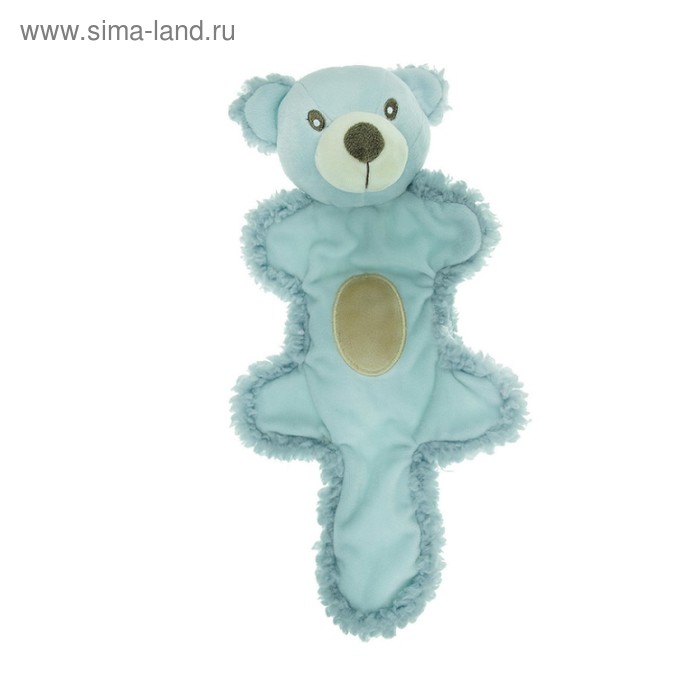 Игрушка AROMADOG Мишка с хвостомдля собак, 25 см, голубой