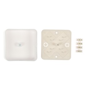 

Коробка распределительная TUNDRA, 75х75х25 мм, IP42, для откр-ой установки с конт. группой