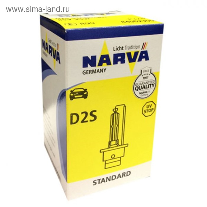 цена Лампа ксеноновая NARVA, D2S, 85V-35 Вт, 4300K