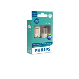 

Лампа светодиодная PHILIPS 12 В, P21 Вт, 2,0 Вт, 6000K, White Ultinon LED, набор 2 шт