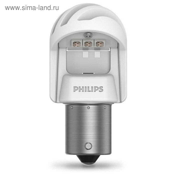 фото Лампа светодиодная philips 12 в, p21 вт, 2,3 вт, red x-tremeultinon led, набор 2 шт