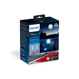 

Лампа светодиодная PHILIPS 12 В, HB3 /HB4, 25 Вт, X-Treme Ultinon, набор 2 шт
