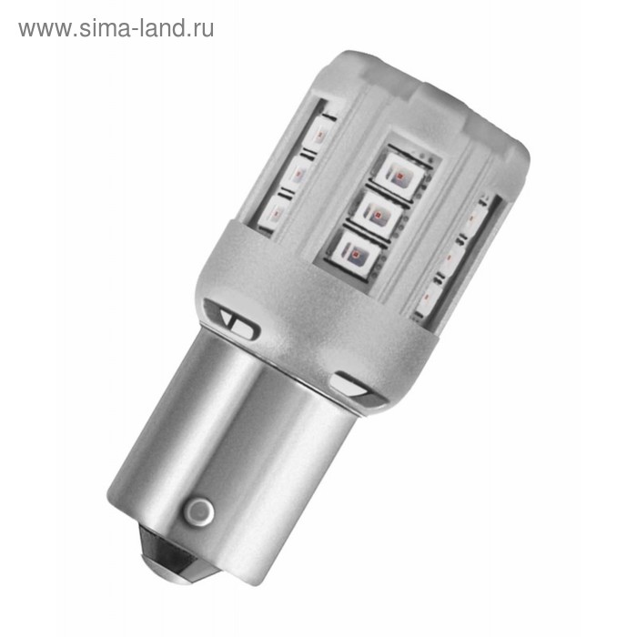 фото Лампа светодиодная osram 12 в, p21 вт, 2.0 вт red ledriving standart, набор 2 шт