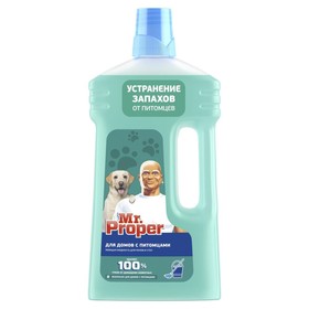 Средство для мытья полов Mr.Proper 'Для владельцев домашних животных', 1 л Ош