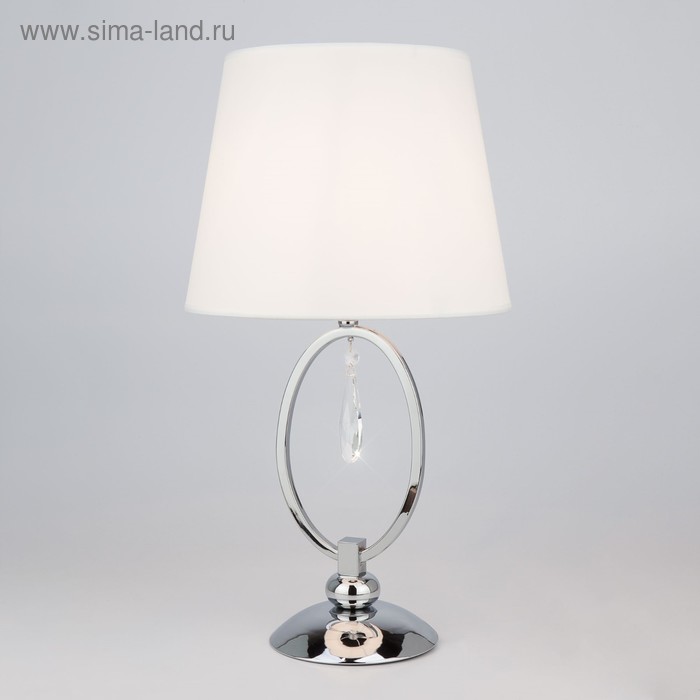 Настольная лампа Madera 60Вт E14 хром