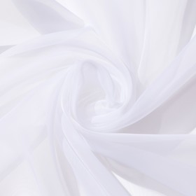 Тюль «Этель» 135×150 см, цвет белый, вуаль, 100% п/э Ош