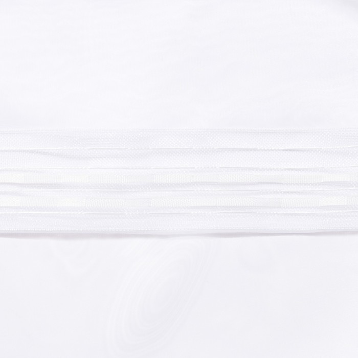 Тюль «Этель» 135×150 см, цвет белый, вуаль, 100% п/э