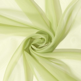 Тюль «Этель» 135×150 см, цвет светло-зеленый, вуаль, 100% п/э Ош