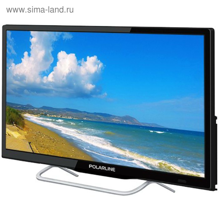 Телевизор Polarline 24PL12TC, 24, 1366x768, DVB-T2, 1xHDMI, 1xUSB, черный 