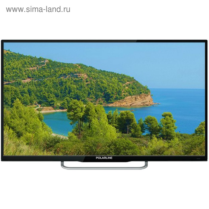 Телевизор Polarline 32PL13TC-SM, 32, 1366x768, DVB-T2/C, 3xHDMI, 2xUSB, SmartTV, черный