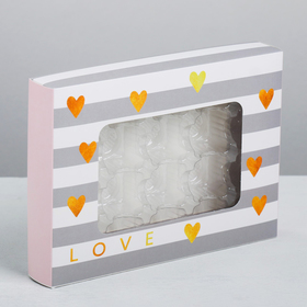 

Коробка с ячейками для конфет «С любовью», 20 × 15 × 3.5 см