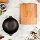 Сковорода чугунная WOK "ХОРЕКА" с подставкой, 180 х 63 мм, ТМ BRIZOLL - Фото 3