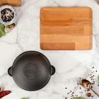 Сковорода чугунная WOK "ХОРЕКА" с подставкой, 180 х 63 мм, ТМ BRIZOLL - Фото 4