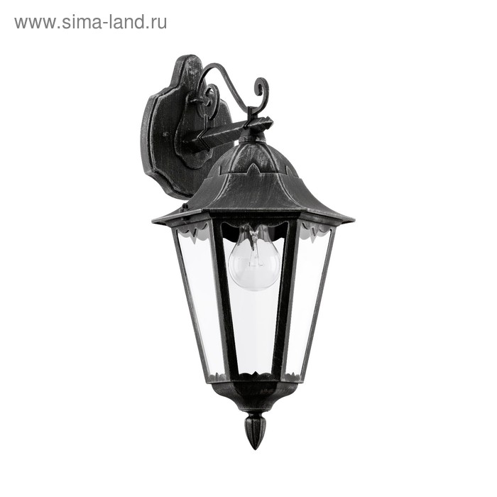 Светильник NAVEDO, 60Вт, E27, IP44, цвет черный, серебро