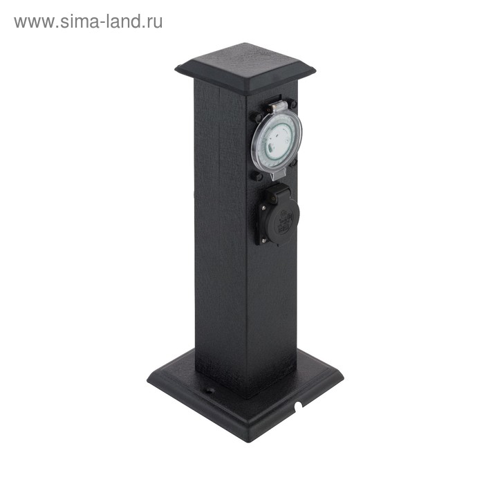 

Уличный блок штекерных розеток PARK T, IP44, цвет черный