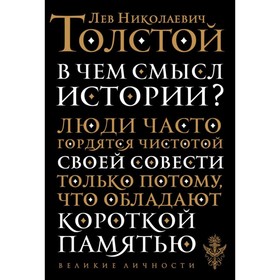 

В чем смысл истории. Толстой Л.Н.