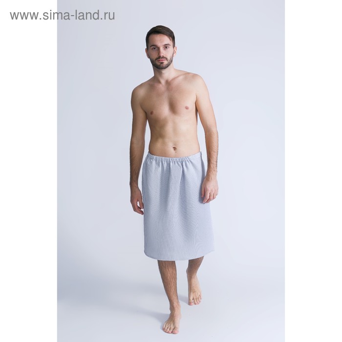 

Килт для сауны муж (65х150), цв.серый, ваф.полотно 160г/м, хл100%