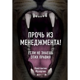 

Прочь из менеджмента! Если не знаешь этих правил. Мухортин К.