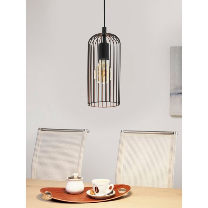 

Светильник ROCCAMENA 60Вт E27 черный, медь