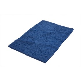 Коврик для ванной комнаты Soft, синий, 55x85 см