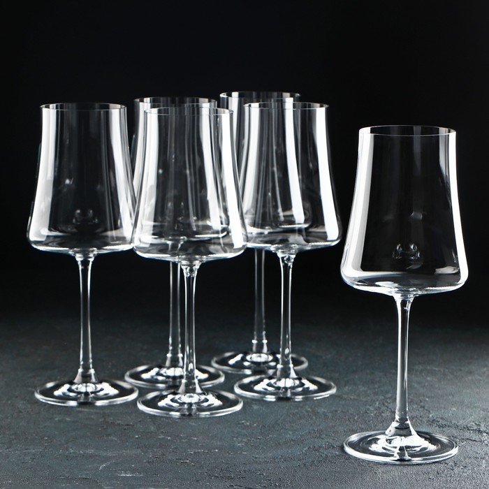 Набор бокалов для вина «Экстра», 460 мл, 6 шт набор бокалов для вина экстра 460 мл декор листья 6 шт