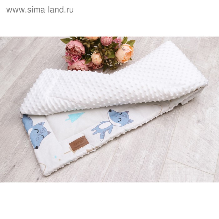 фото Плед «растём вместе», размер 85 × 95 см, принт в лесу amarobaby