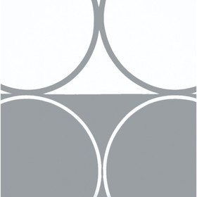 

Штора для ванных комнат Circle, цвет серый/серебряный 180x200 см