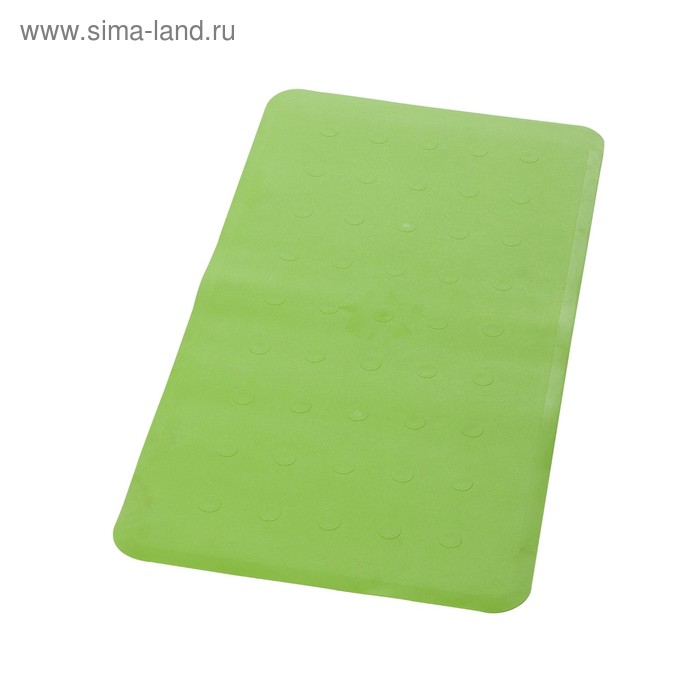 Коврик противоскользящий Basic, зеленый, 36x71 см