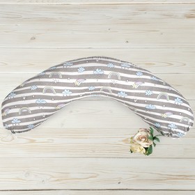 Подушка для беременных, размер 25 × 170 см, принт радуга от Сима-ленд