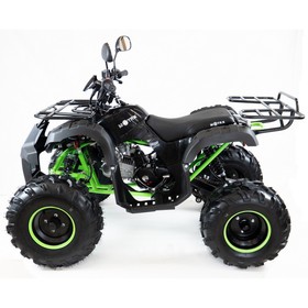 

Квадроцикл бензиновый MOTAX ATV Grizlik Super LUX 125 cc NEW, черно-зеленый, электростартер, родительский контроль