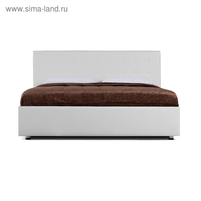 

Кровать «Космопорт» без ПМ, 1400×2000 мм, встроенное основание, цвет взбитые сливки