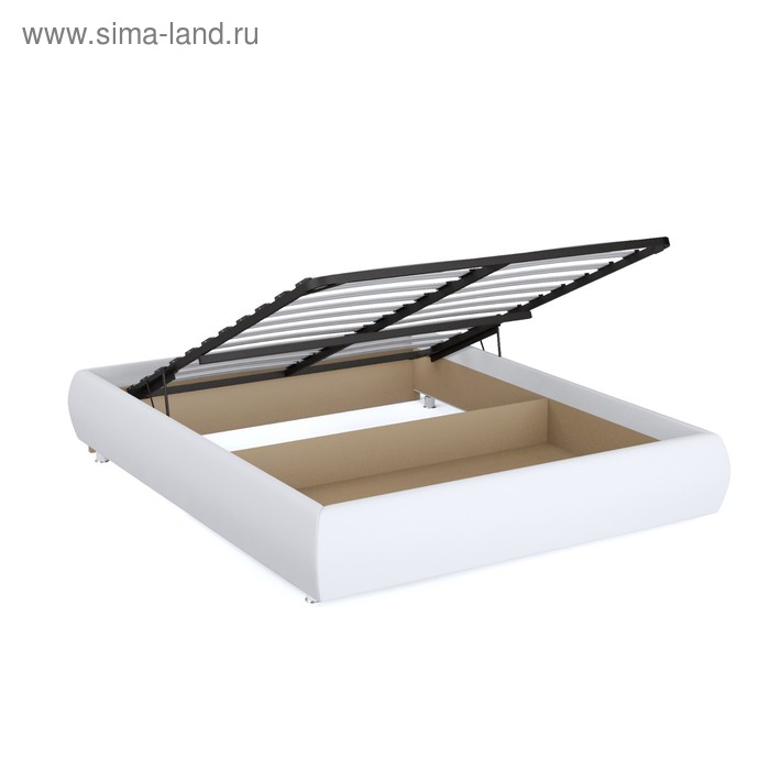 

Кровать «Космопорт» с ПМ, 1400×2000 мм, ортопедическое основание, цвет взбитые сливки